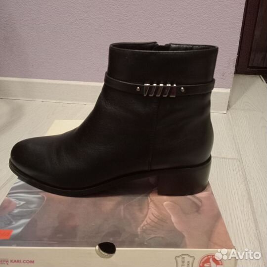 Ботильоны натуральная кожа новые 40