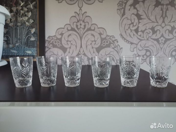 Рюмки стопки хрусталь СССР 24 шт. Новые