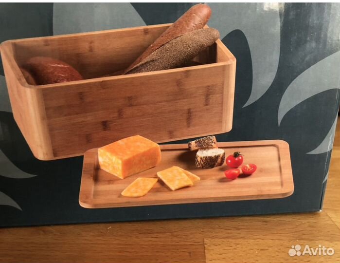 Хлебница IKEA новая натуральный бамбук