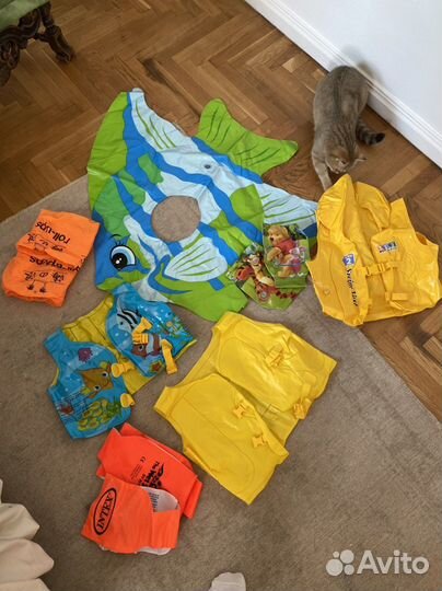 Жилет детский надувной, нарукавники, круг