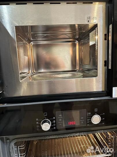 Дууховой шкаф + свч Bosch пиролиз