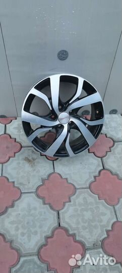 Диски Палермо 6.5/16 5x114.3 ET45 d60.1 алмаз чёрн