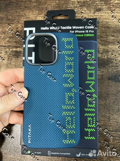 Чехол Pitaka Case iPhone 16 Pro Hello World