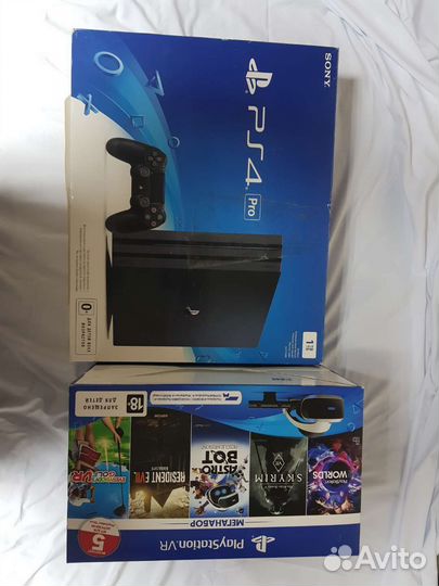 Sony PS4 pro + шлем SPS1 VR v.2