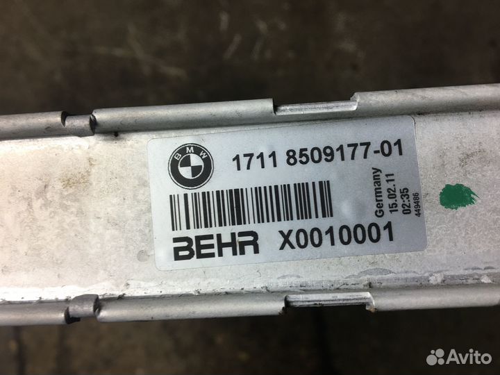 Радиатор охлаждения BMW 520d F10 N47N