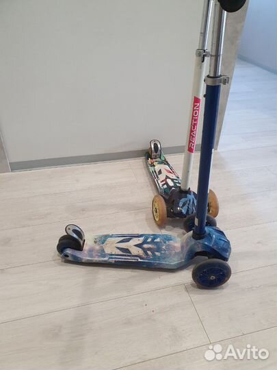 Самокат детский трехколесный