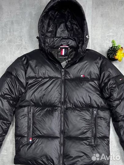 Tommy hilfiger пуховик 52 размер