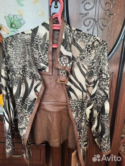 Куртка кожаная женская