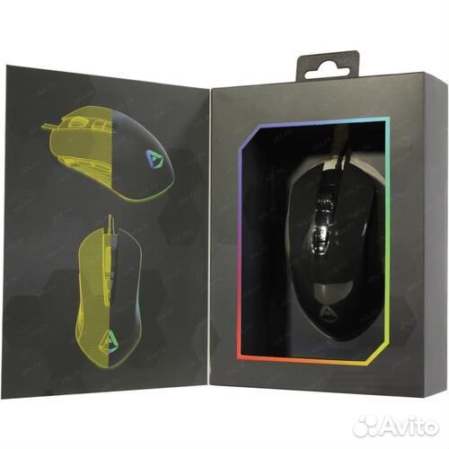 Мышь проводная CBR CM 855 Armor RGB черная