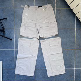 Balenciaga 24SS distressed baggy cargo pants