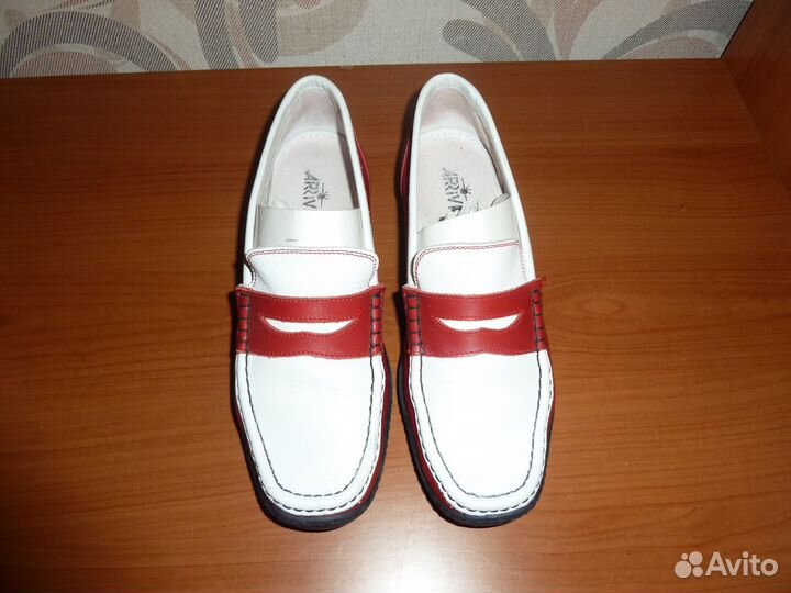 Новые кожаные ортопедические мокасины р.39