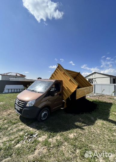 Чернозем перегной на мини самосвале