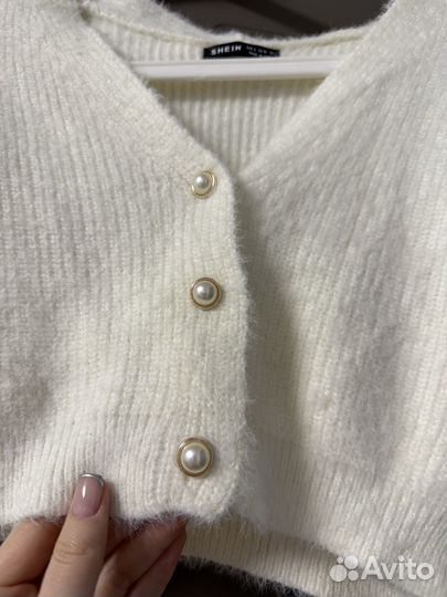 Кардиган меховой