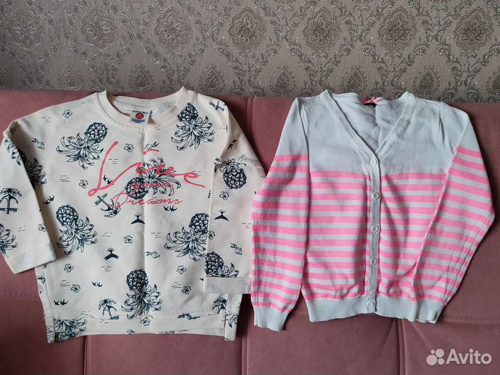 Пакет вещей для девочки, размер 98-104
