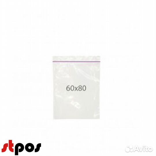 Пакеты zip lock 60х80 мм, 35 мкм, 500 шт./упак