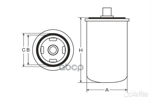 Фильтр масляный SM5086 sm5086 SCT