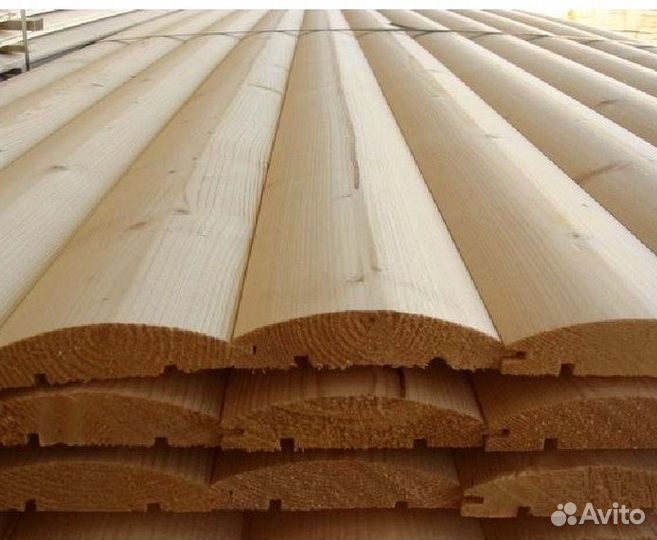 Деревянный блокхаус хвоя