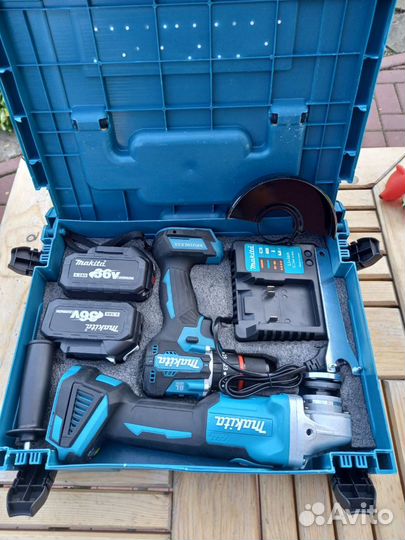 Шуруповёрт и Ушм болгарка makita набор 2в1.Новый