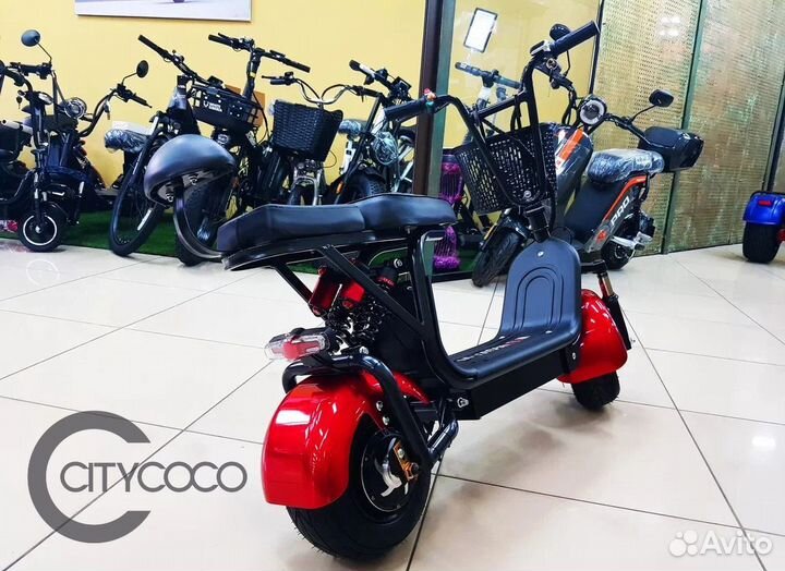 Электроскутер Wolong C1 PRO