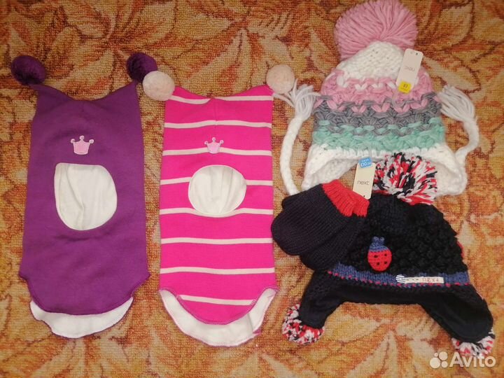 Шапки, шлемы 3-5лет