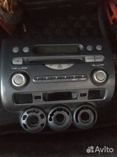 Магнитола honda fit gd1 на запчасти