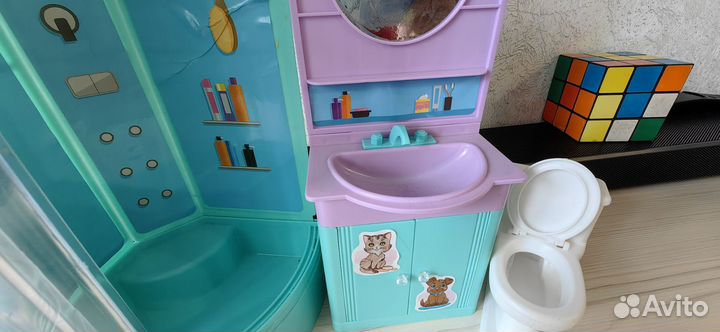 Ванная комната для барби