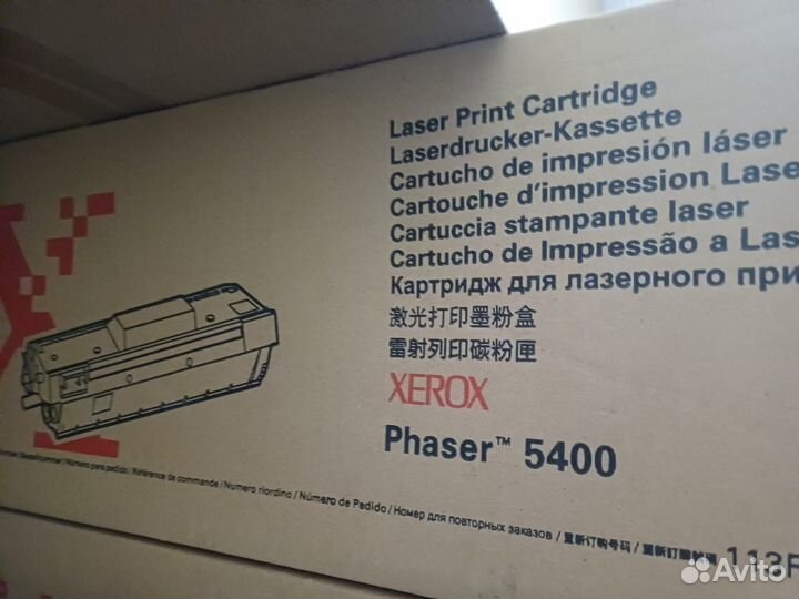 Оригинальный картридж xerox Phaser 5400