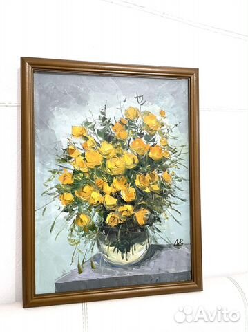 Картина маслом на холсте Жарки