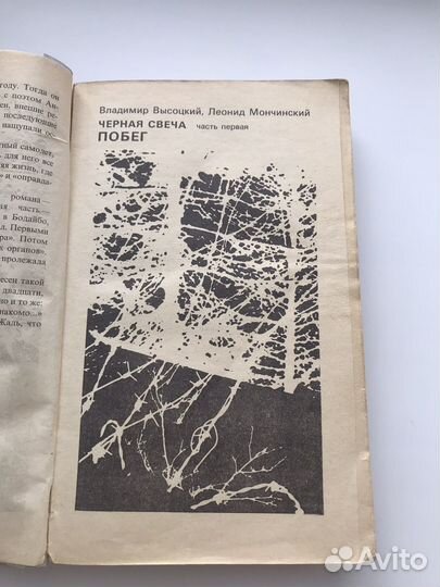 В.Высоцкий и Л.Мончинский- Чёрная свеча