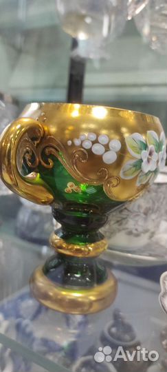 Бокал,рюмер Богемия смальта