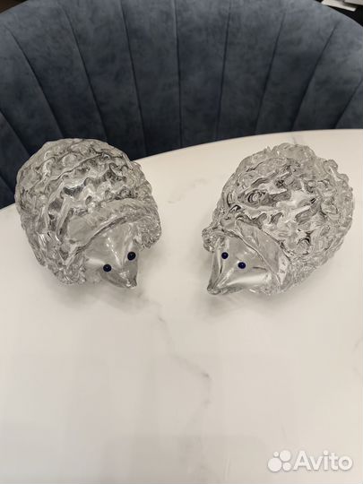 Ежи хрустальные СССР 2 шт