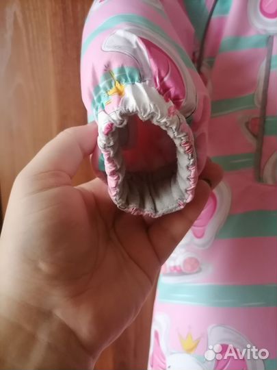 Зимний комбинезон для девочки lassie 74