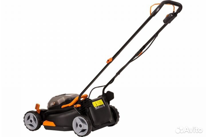 Аккумуляторная газонокосилка worx WG743E 2х20В