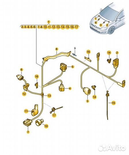 Провода прочие Skoda Octavia cwva 2017
