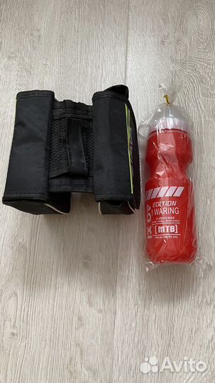 Сумочка и бутылка для велосипеда