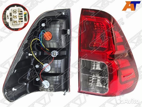 Фонарь задний toyota hilux pick UP