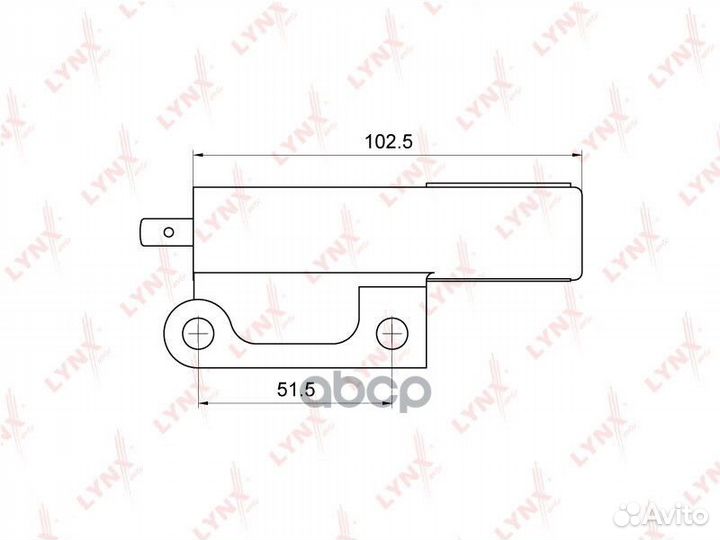 Натяжитель ремня грм PT1013 lynxauto