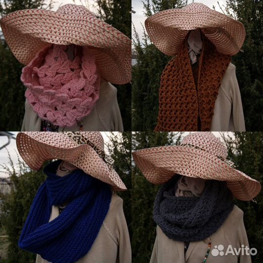 Шарф вязаный