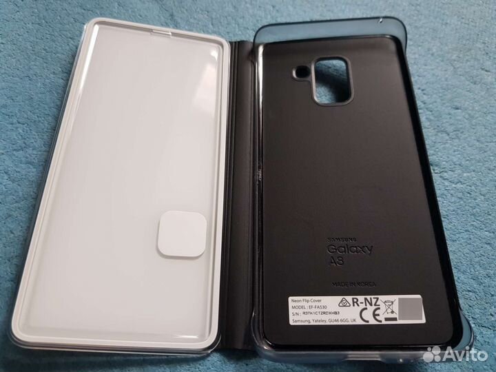 Оригинал Чехлы Neon Flip Cover - Samsung A8 (2018)