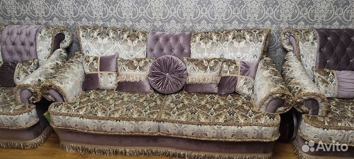 Диван и 2 кресла бу