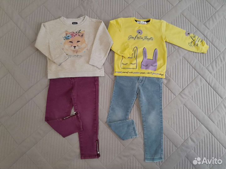 Вещи пакетом на девочку 104