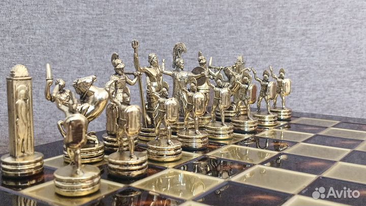 Шахматы Manopoulos Греция, метал