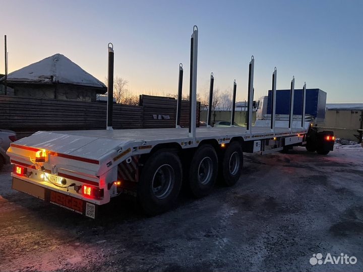 Полуприцеп трал (тяжеловоз) Berger 9853-0000060-06, 2023