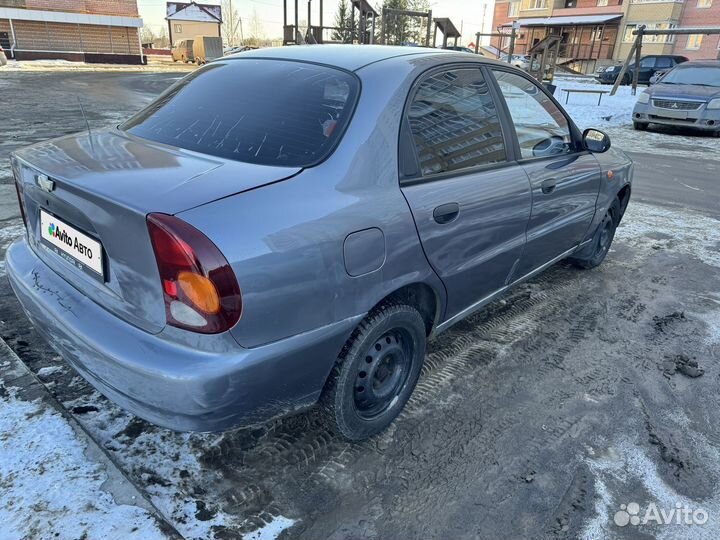 Chevrolet Lanos 1.5 МТ, 2006, 117 425 км