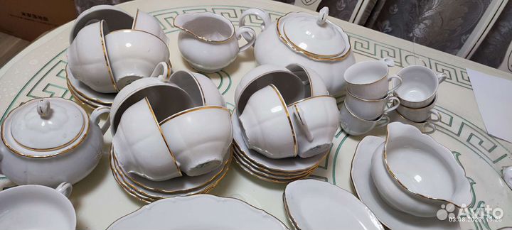 Набор столовой посуды фарфор