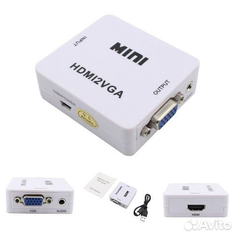 Видеоконвертер hdmi2AV hdmi в RCA 
