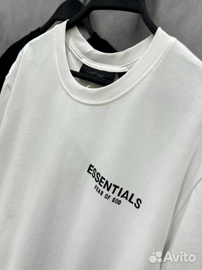 Футболка essentials fear of god oversize (новинка)