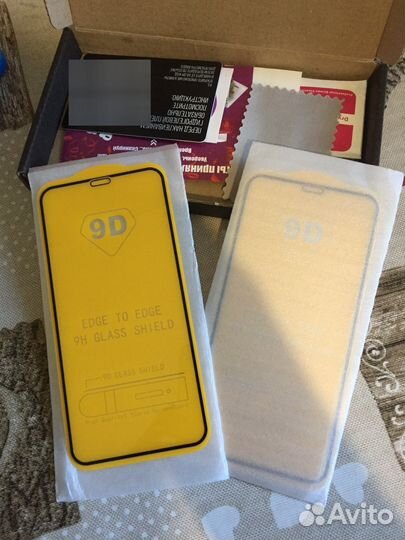 2 защитных стекла iPhone X