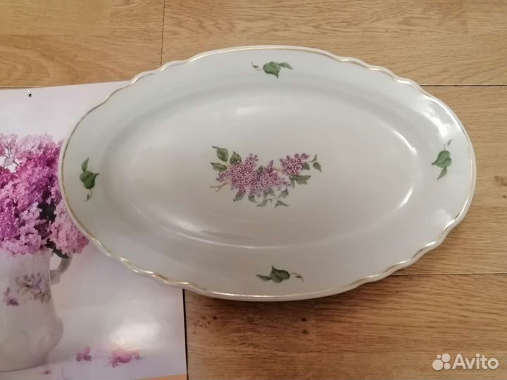 Блюдо фарфор времен СССР
