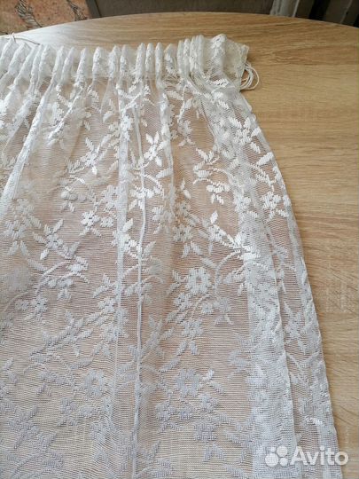 Тюль вуаль с рисунком